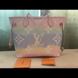 Like new Louis Vuitton Escale Pastel Neverfull MM.